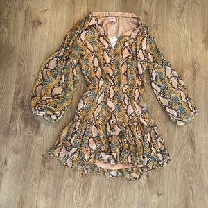 Snake Print Dress